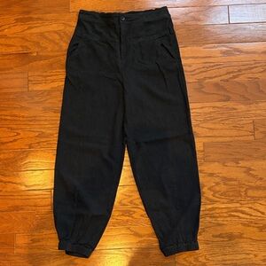 Anthropologie Black Joggers